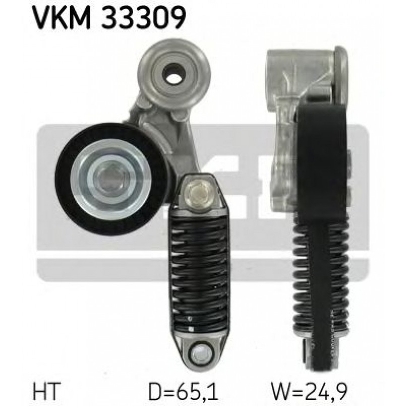 VKM 33309 SKF Натягувач поліклинового ременя